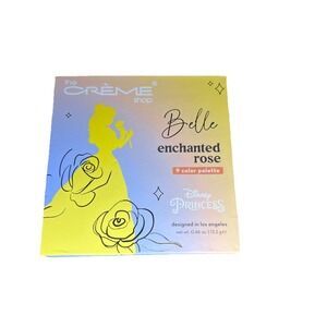 The Creme Shop Disney Princess Belle Enchanted Rose 9 Color Eyeshadow Palette...